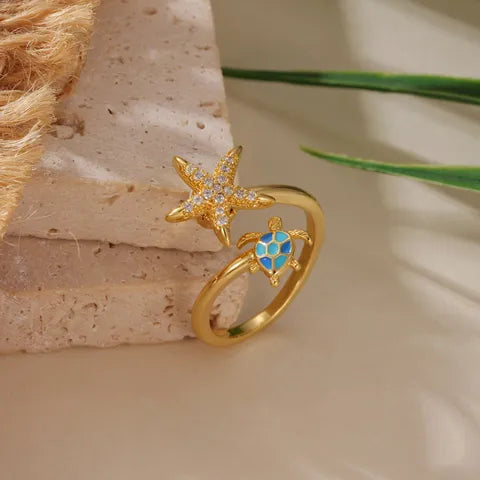 Golden Ocean Treasures Rings